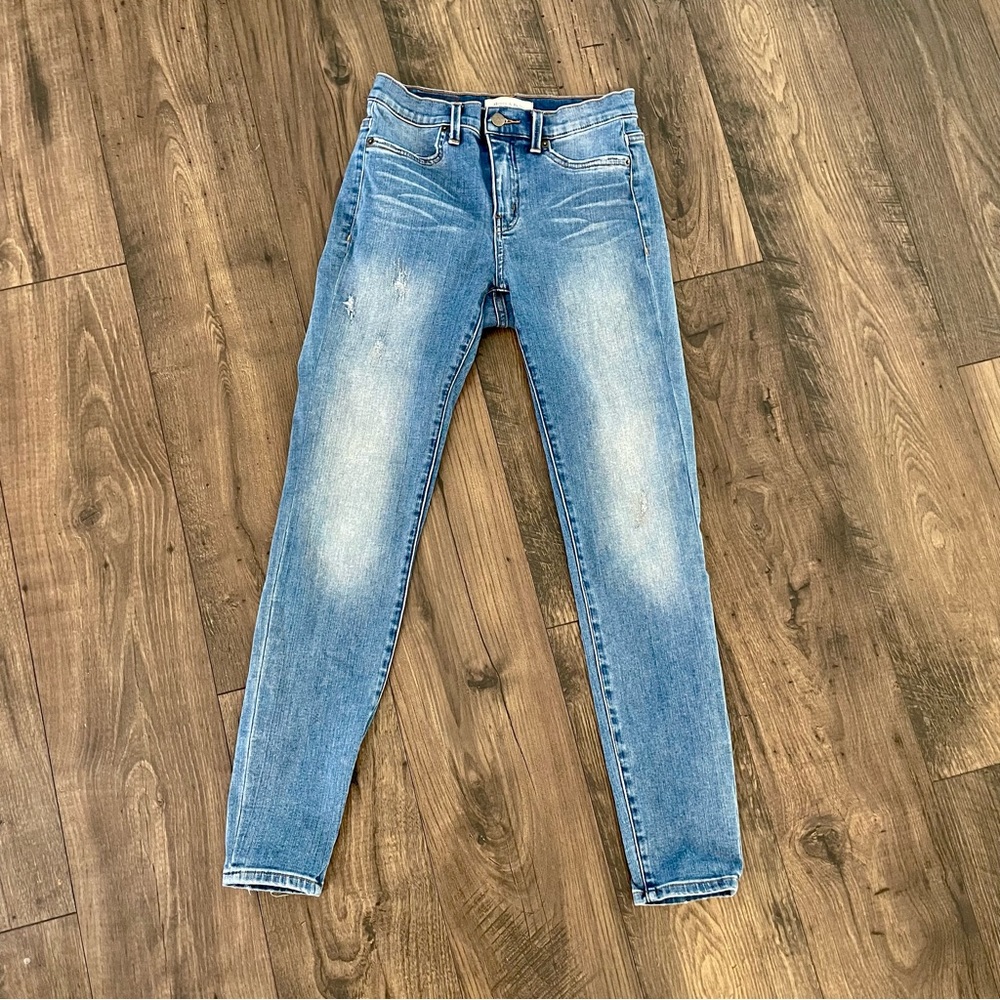 Henry & Belle High Waisted Super Skinny Ankle Medium Wash Denim Jeans - Picture 6 of 7